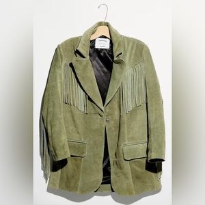 Understated suede jacket